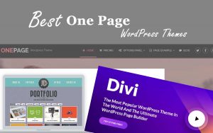 best one page WordPress themes