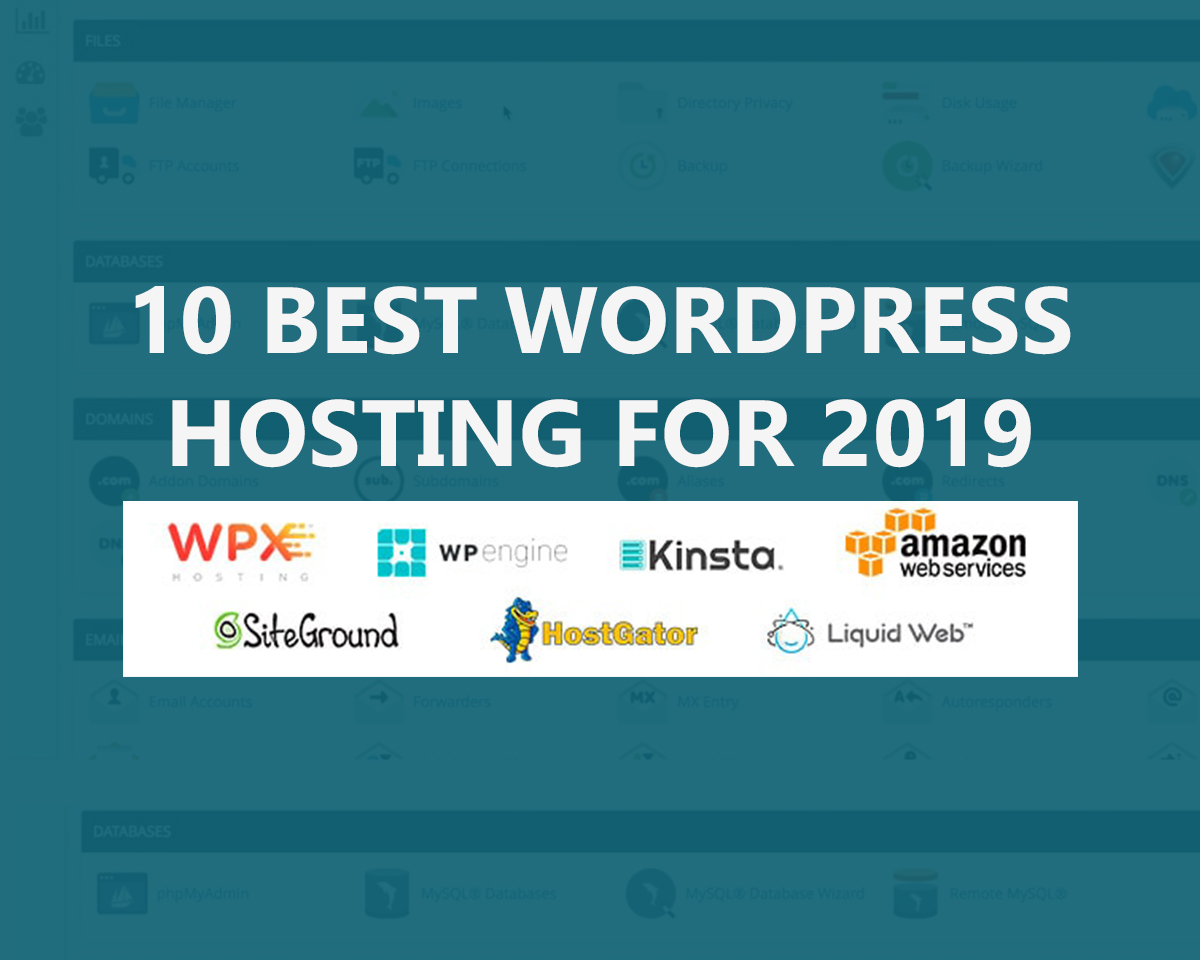 10 Best WordPress Hosting for 2019