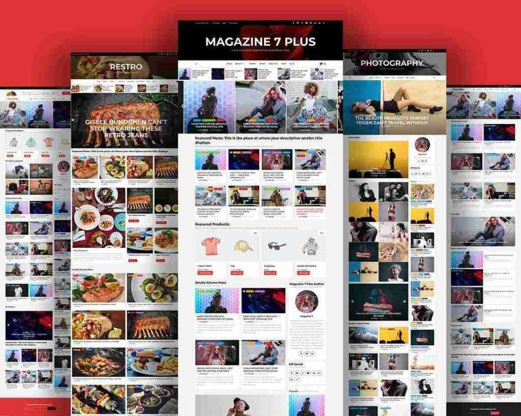 Magazine 7 Plus - Clean, Elegant and Beautiful Premium WordPress Multipurpose Blog/Magazine Theme