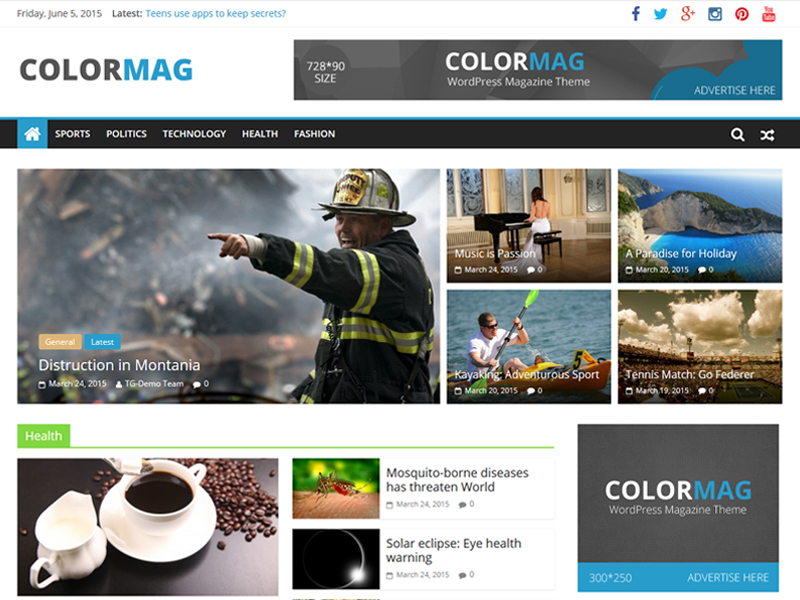 magazine WordPress themes