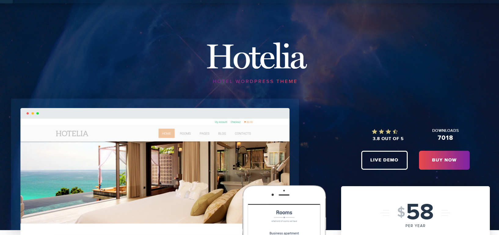 Best hotel WordPress Themes