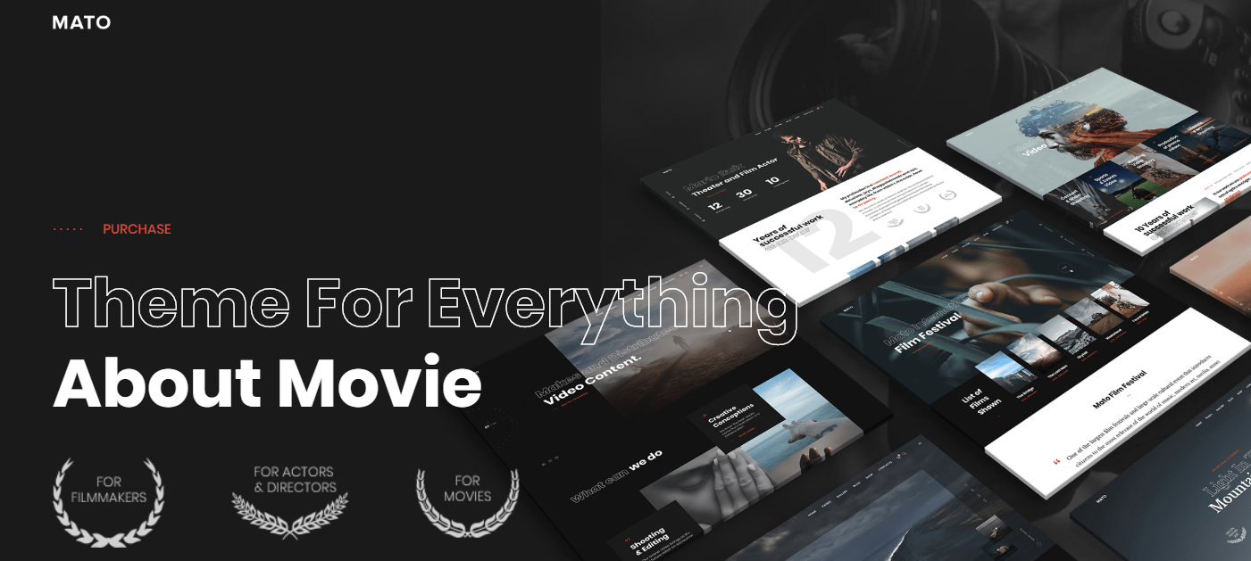 Best Videographer WordPress Themes