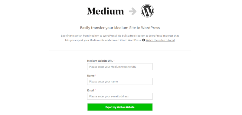 Move your Blog from Medium to WordPress