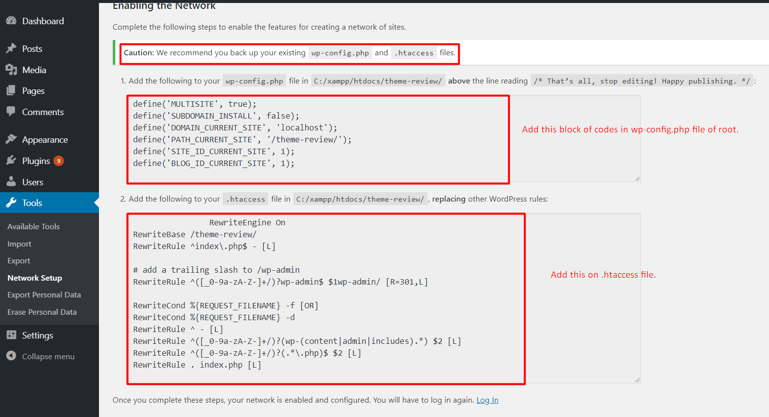  Setup WordPress Multiple Network