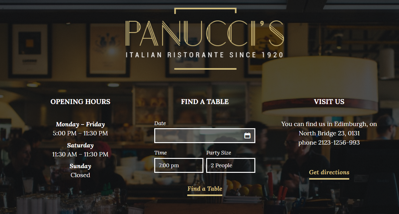 Restaurant WordPress Themes