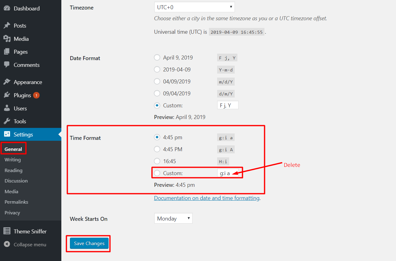 remove the date from WordPress Post